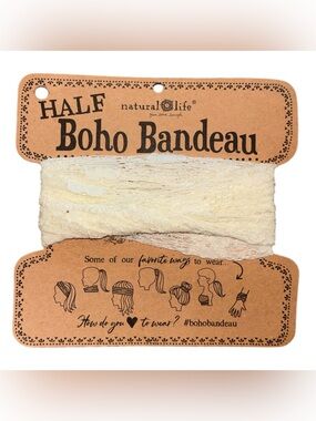 Natural Life lace boho bandeau hair band